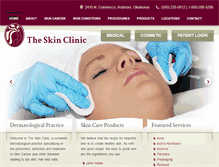 Tablet Screenshot of mccauleyskinclinic.com
